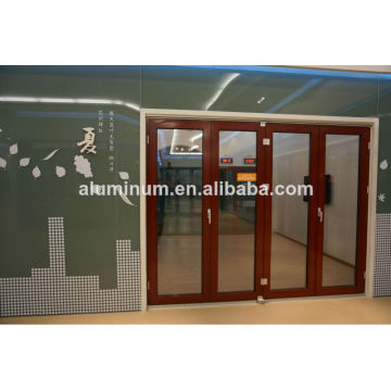 china wooden aluminum glass doors